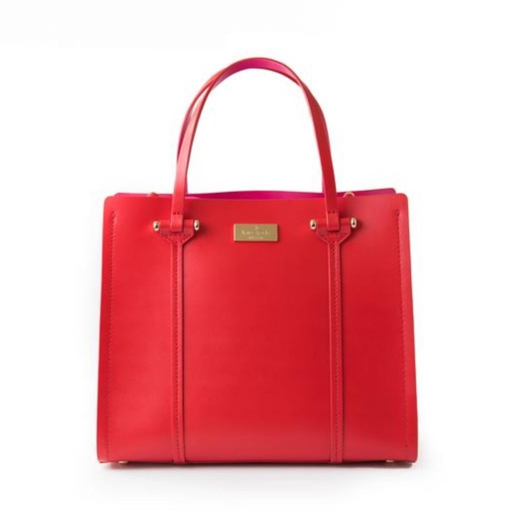 Kate Spade Small Elodie Arbor Hill Cherry Red